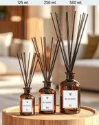 BAMBOO – dyfuzor zapachowy z patyczkami Dyfuzory zapachowe z patyczkami  – By Velcheva