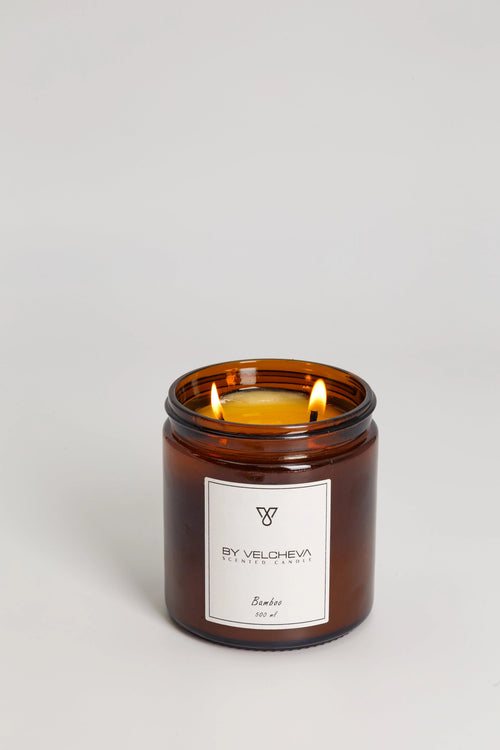 BAMBOO – świeca zapachowa Świece zapachowe 500 ml – By Velcheva