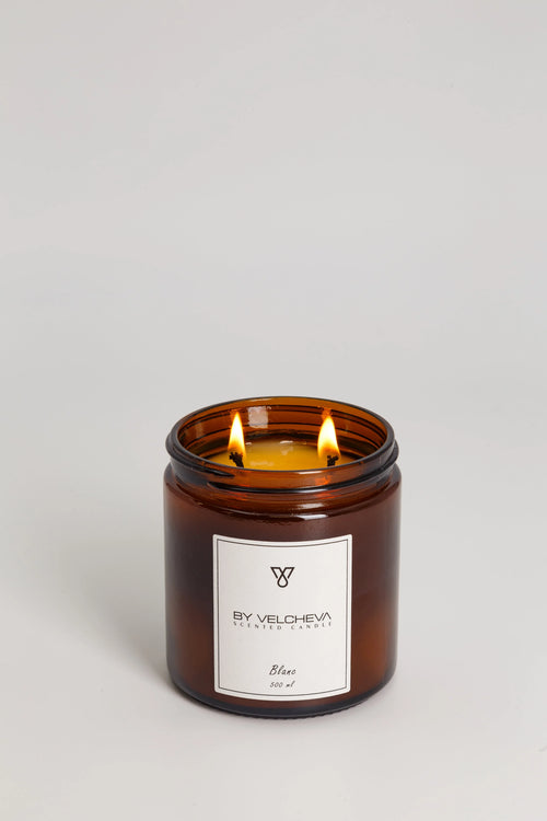 BLANC – świeca zapachowa Świece zapachowe 500 ml – By Velcheva