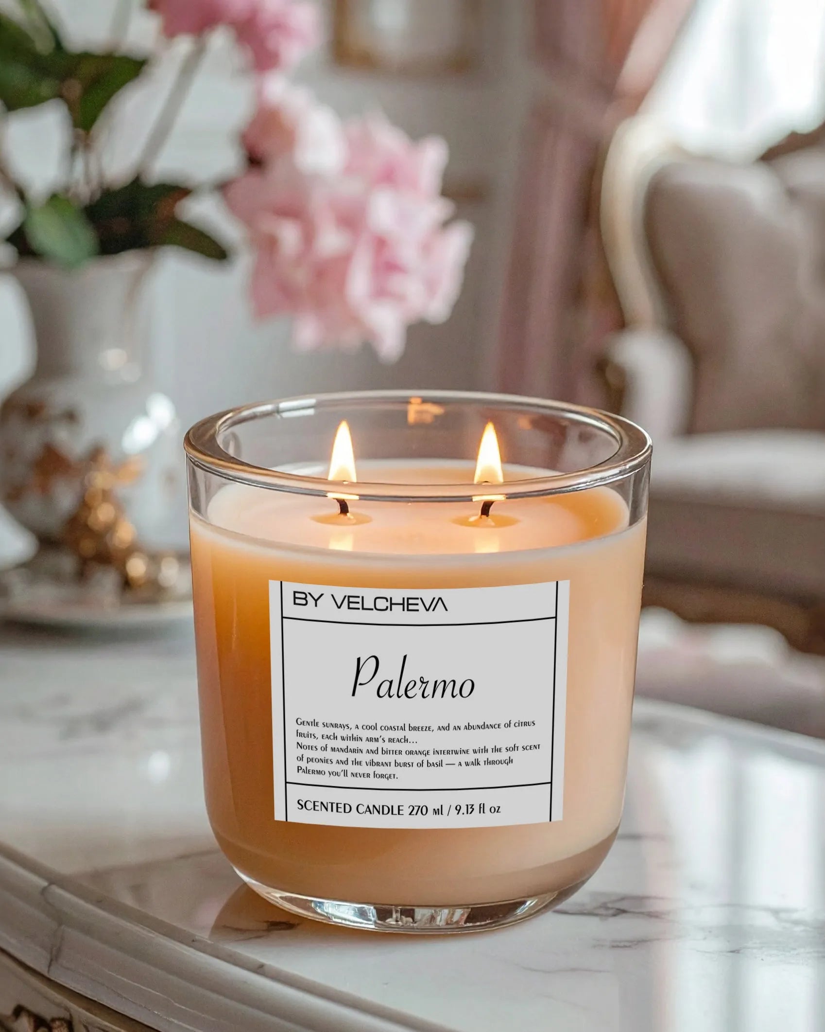 PALERMO – świeca zapachowa LimitedEdition  – By Velcheva