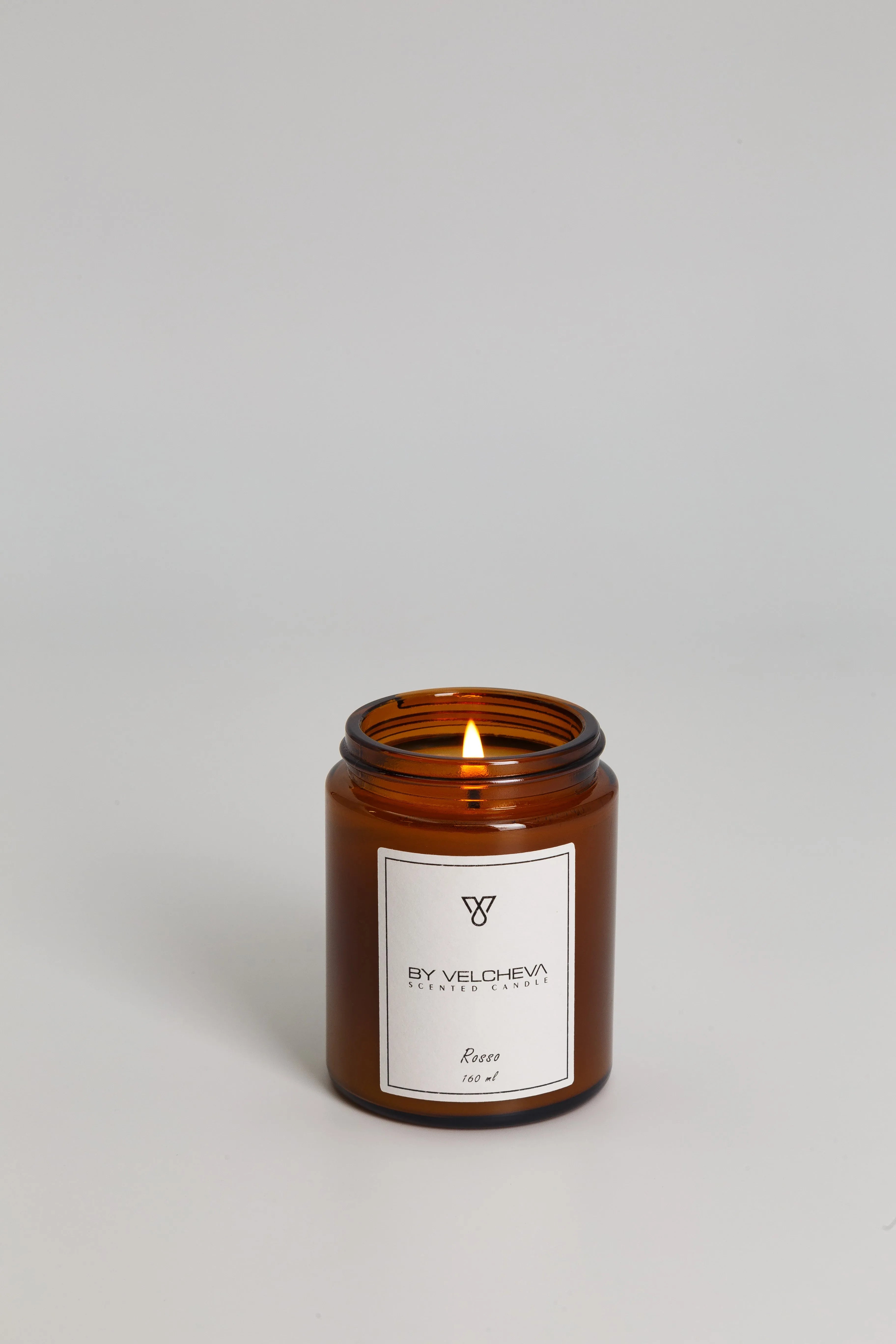 ROSSO – świeca zapachowa Świece zapachowe 160 ml – By Velcheva