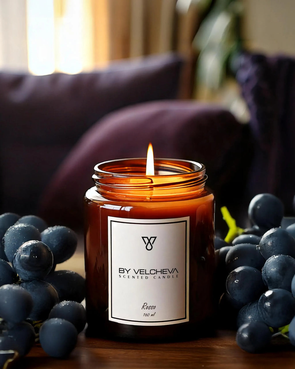 ROSSO – świeca zapachowa Świece zapachowe  – By Velcheva